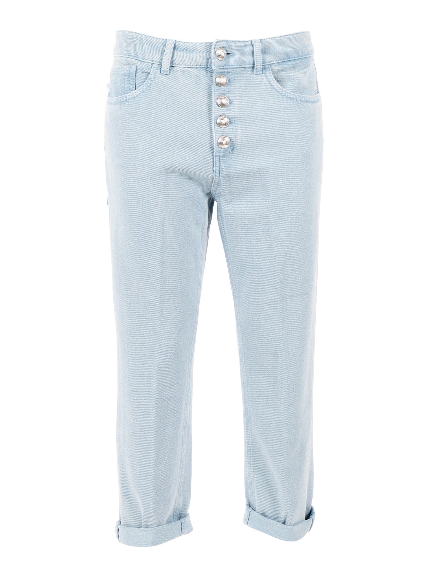 KOONS BOT GIOIE PANTS Light Blue Cotton Jean