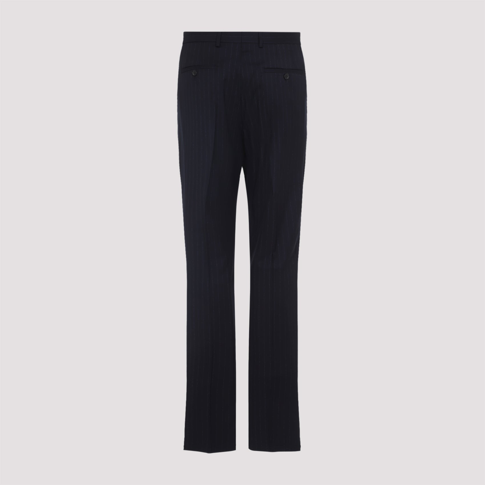 Tailored Fit Two Button Suit Blue Wool