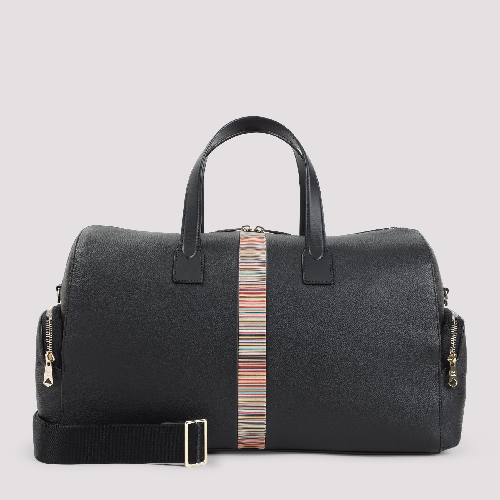 Leather Day Holdall Black Bag