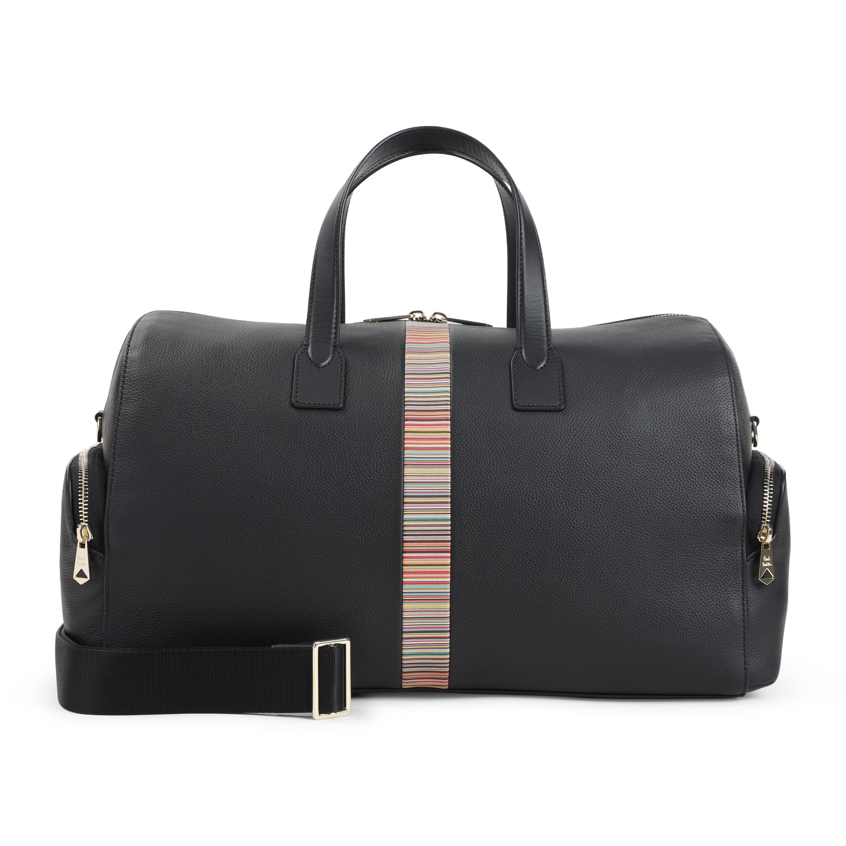 Leather Day Holdall Black Bag