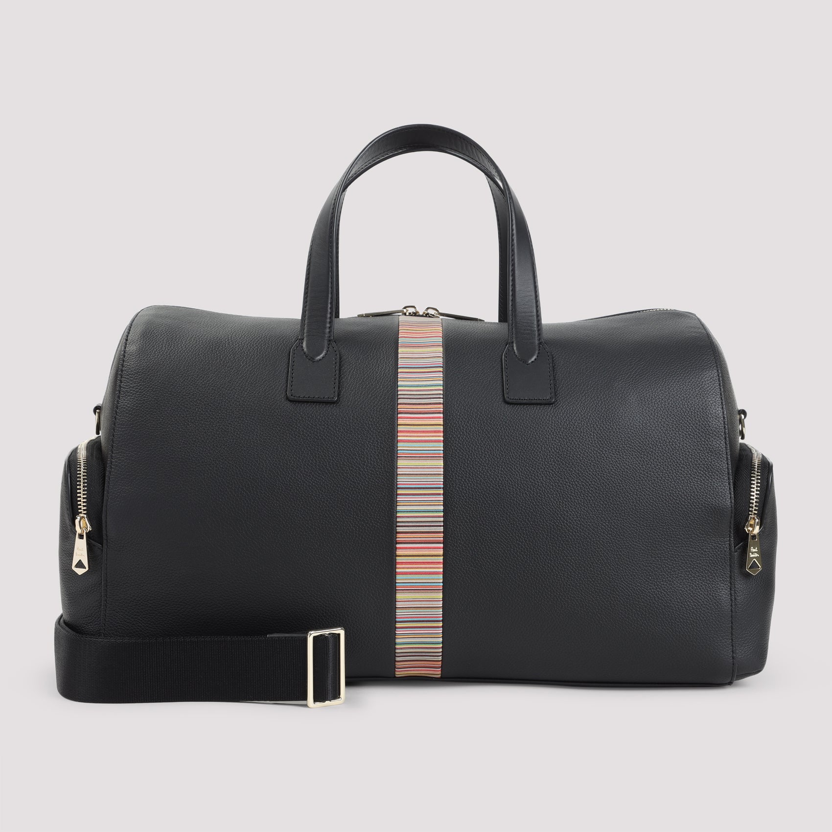 Leather Day Holdall Black Bag