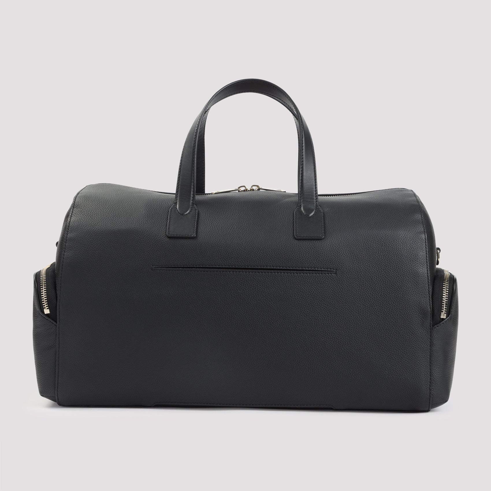 Leather Day Holdall Black Bag