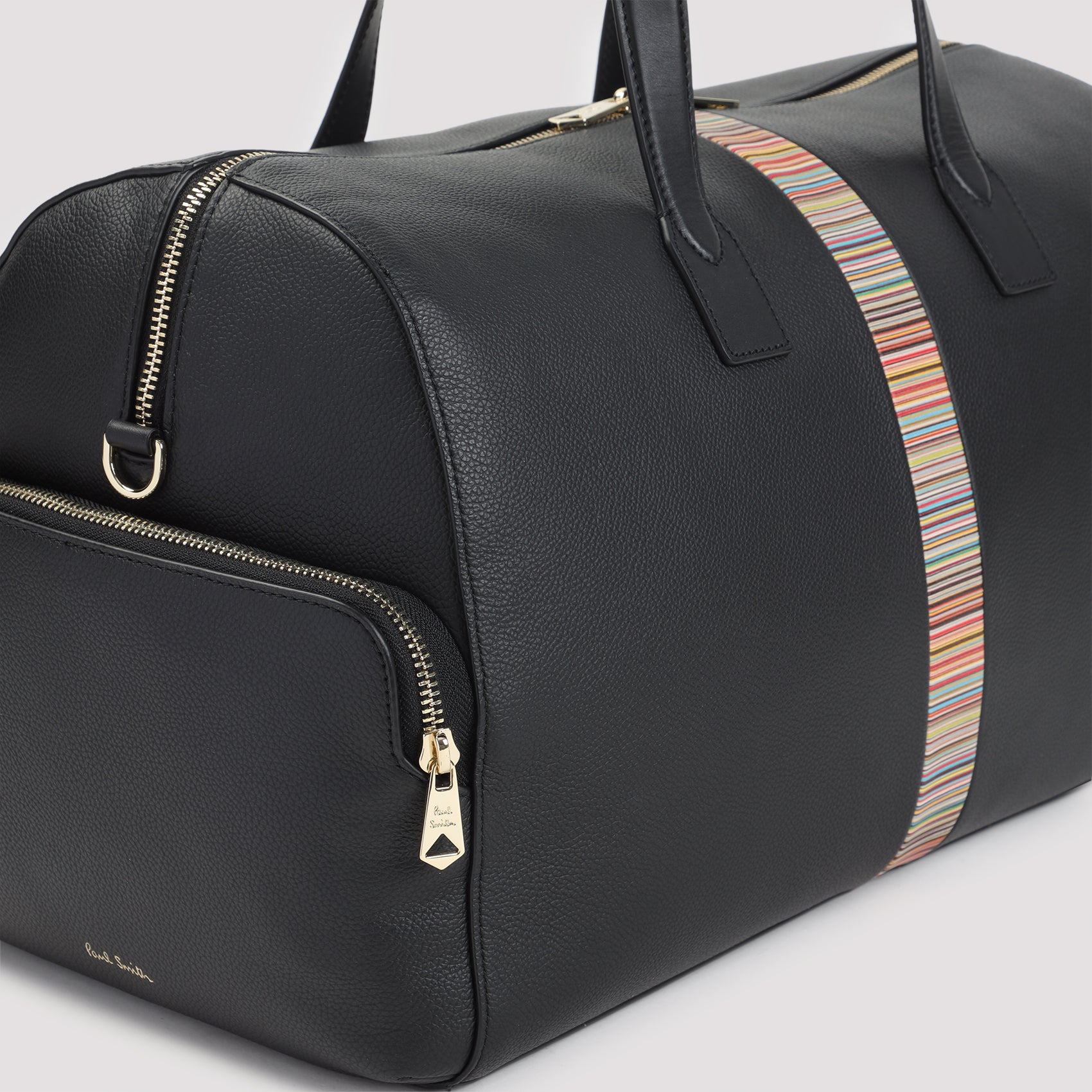 Leather Day Holdall Black Bag