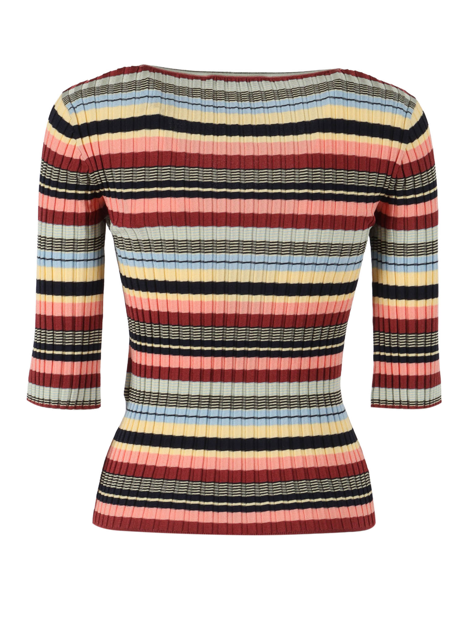 SWEATER Multicolor Viscose Polyamide Crewneck