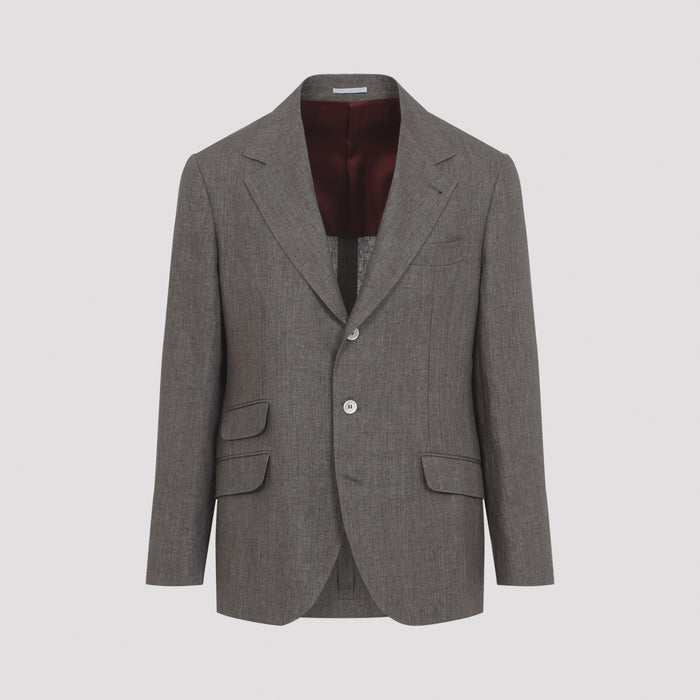 Linen Jacket Brown