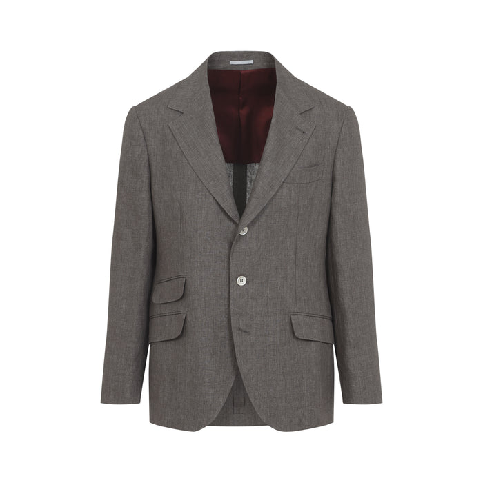 Linen Jacket Brown