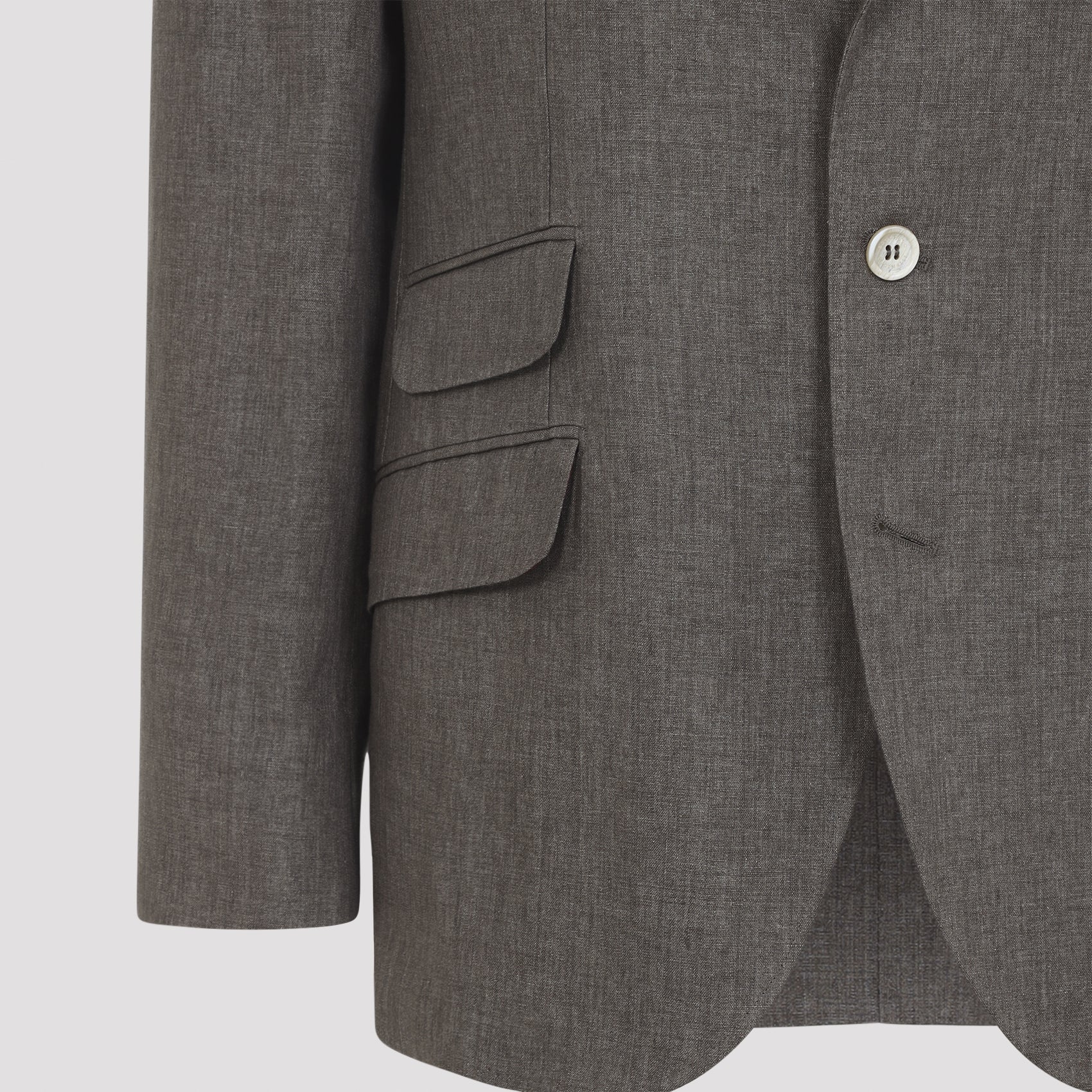 Linen Jacket Brown
