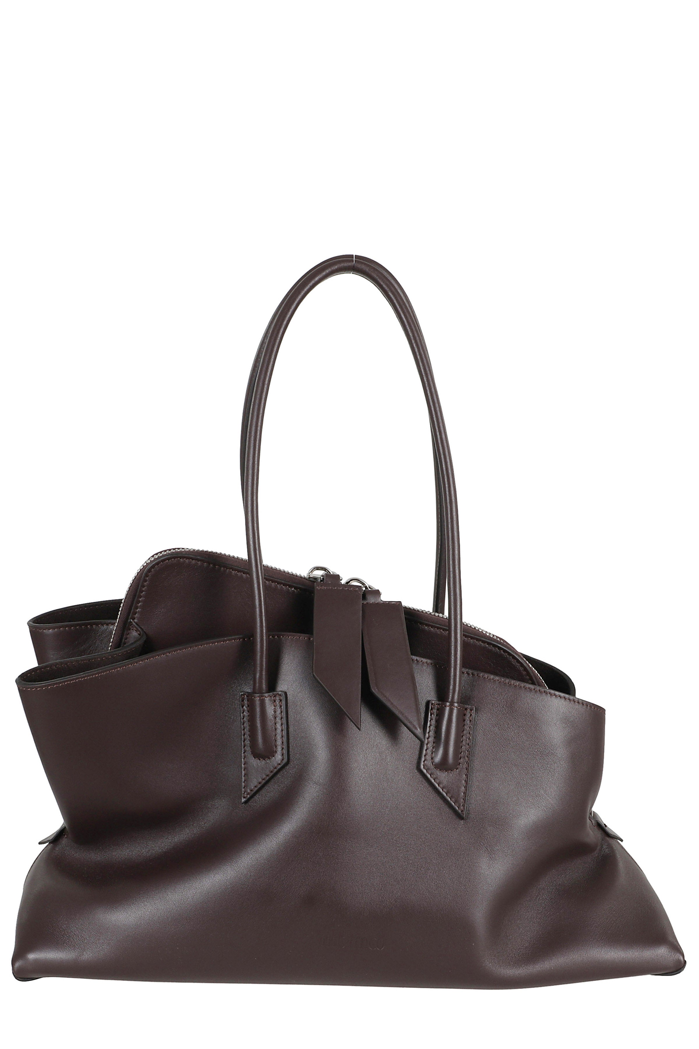La Passeggiata Medium Brown Calf Bos Taurus Borsa
