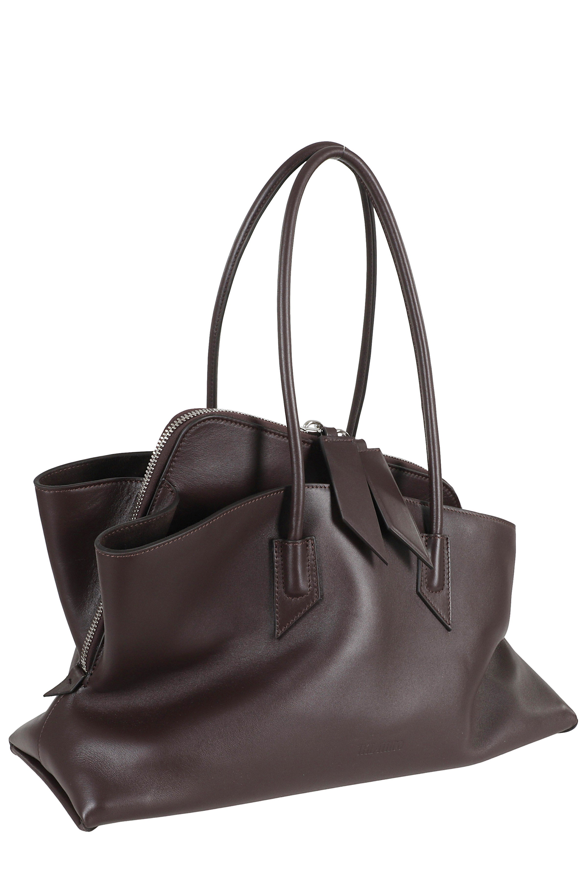 La Passeggiata Medium Brown Calf Bos Taurus Borsa