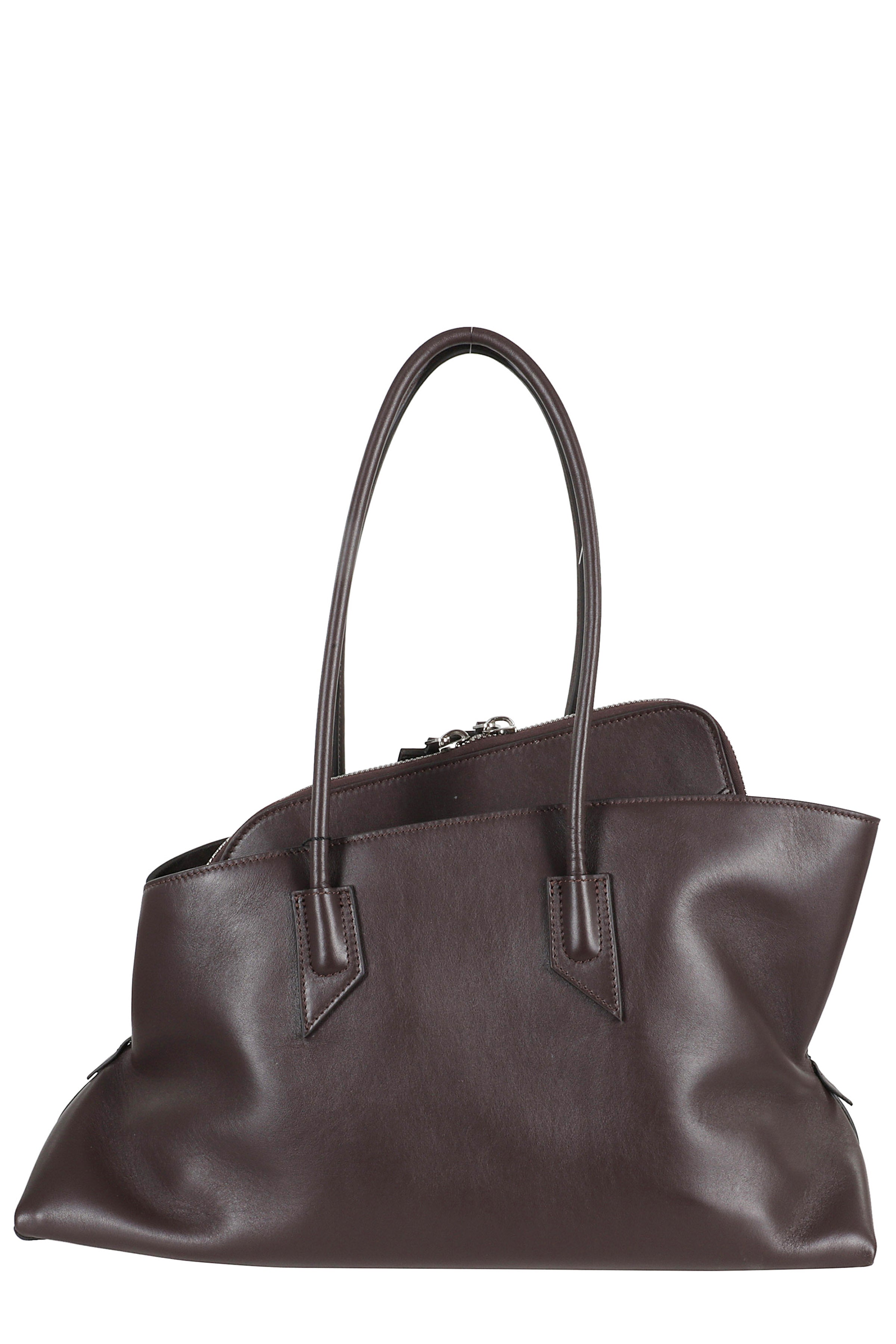 La Passeggiata Medium Brown Calf Bos Taurus Borsa