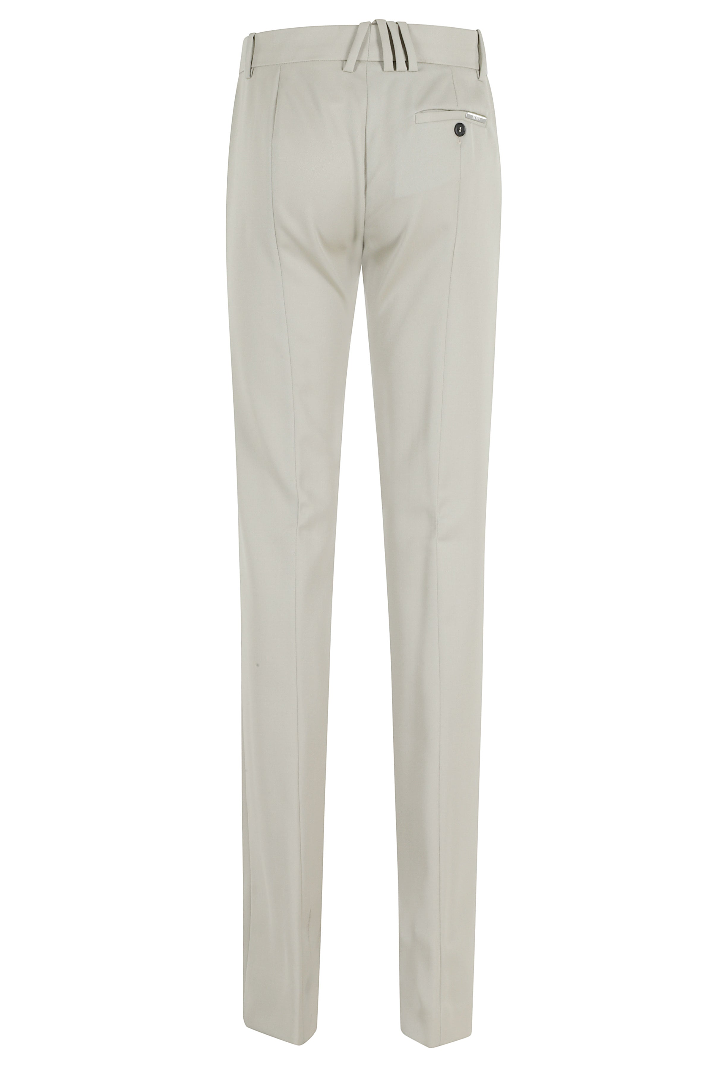 Long Pant Grey Lana Vergine Lining: Viscosa Pantaloni