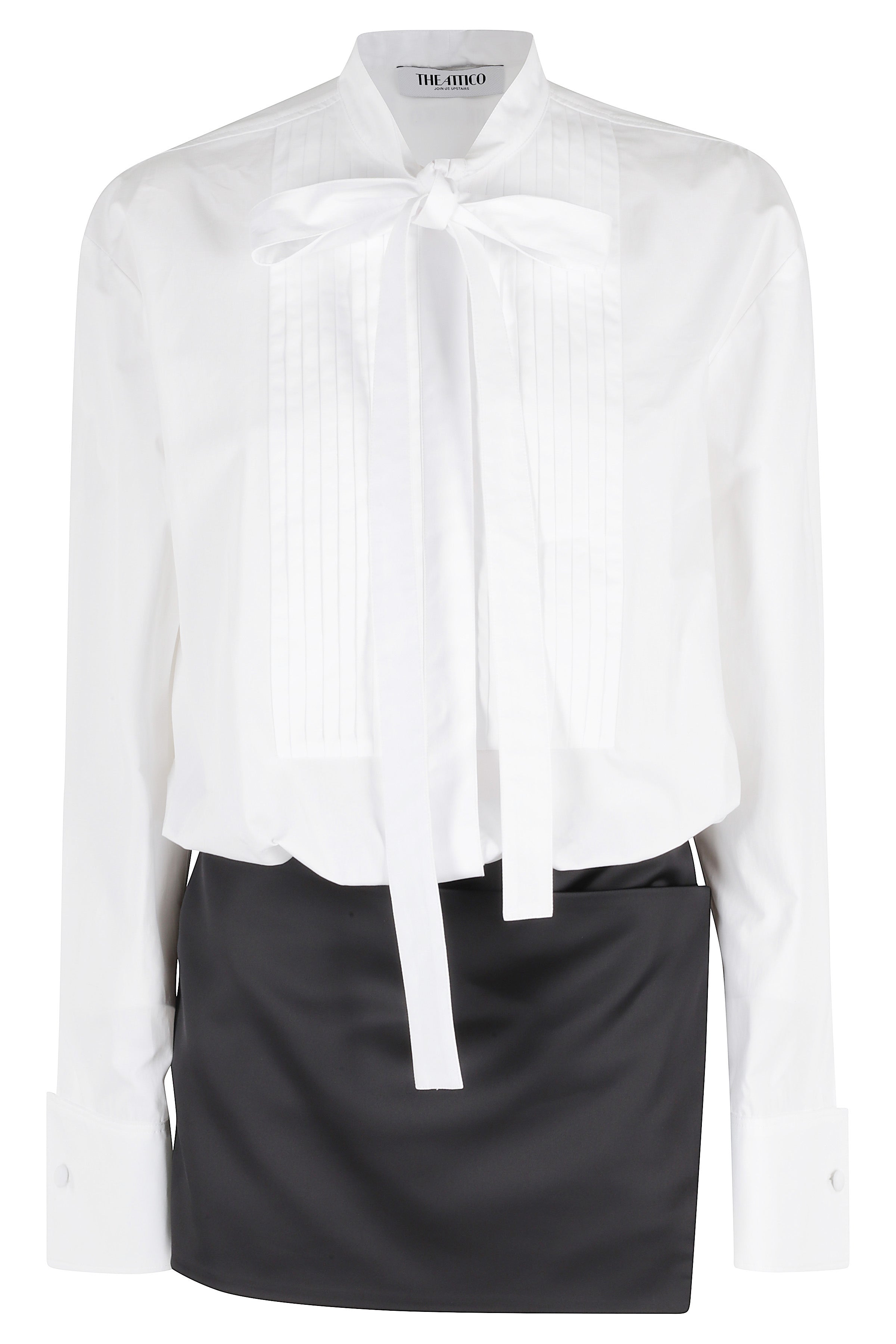 Mini Dress White Cotton Abito