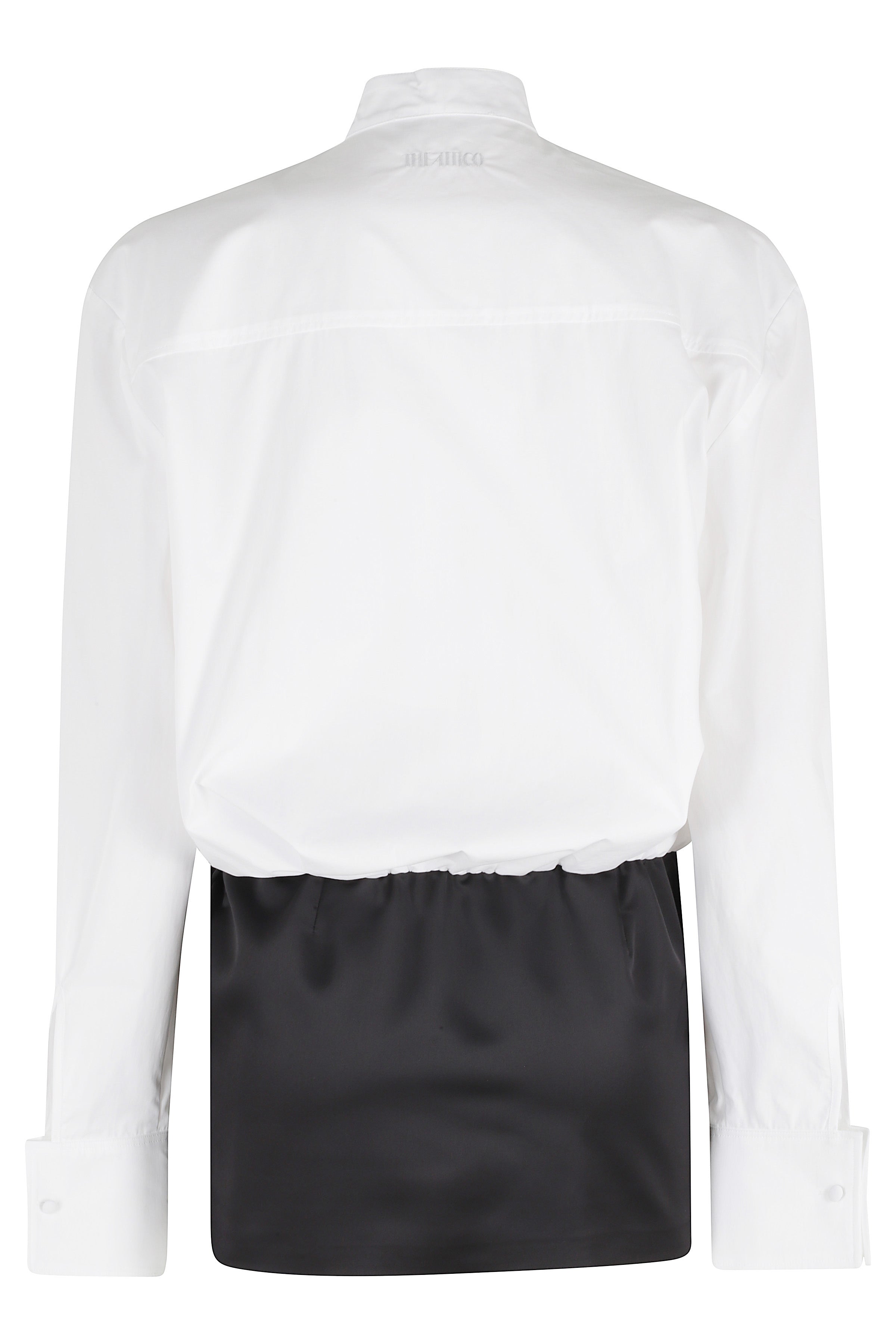 Mini Dress White Cotton Abito