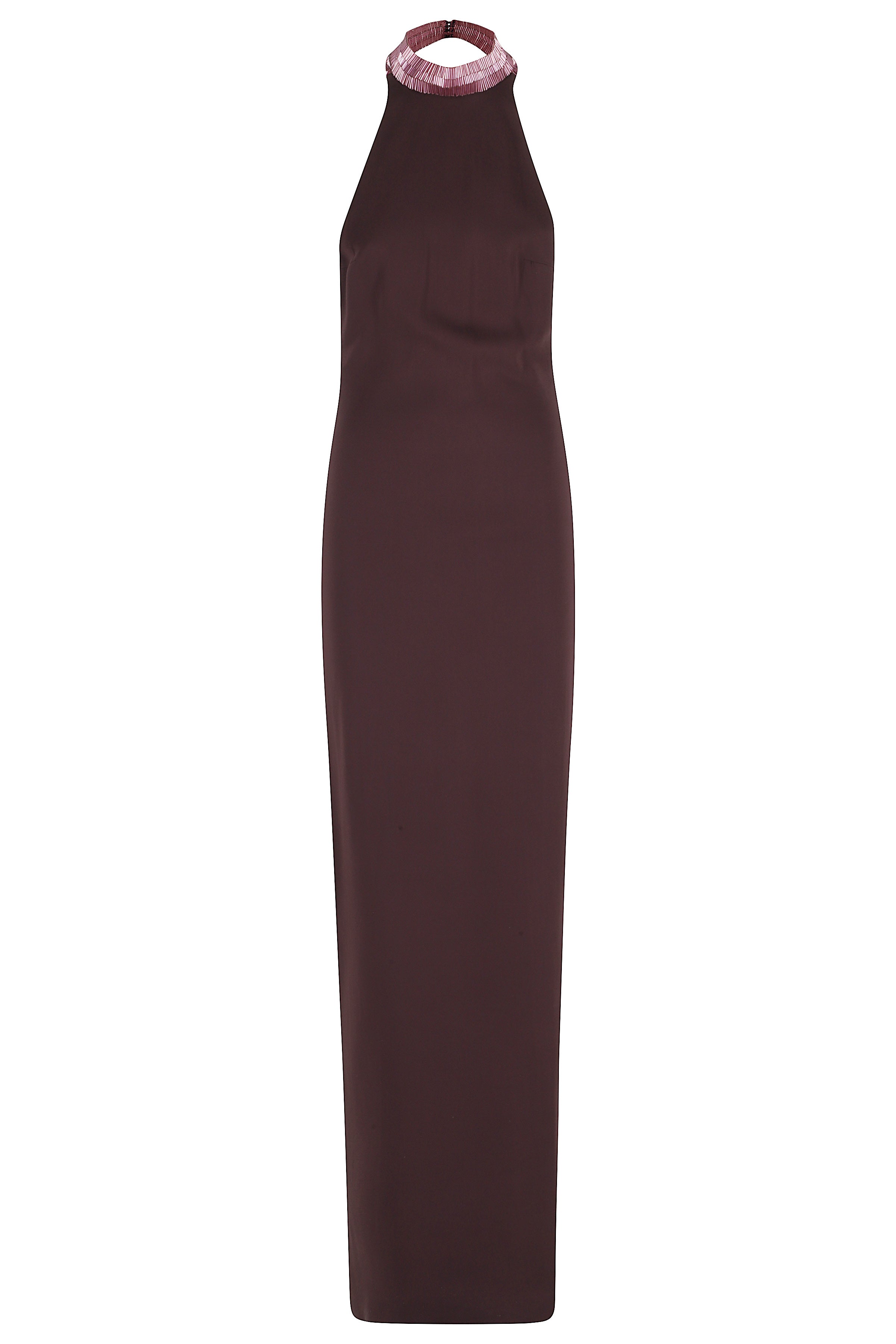 Midi Dress Pink & Purple Viscosa Abito