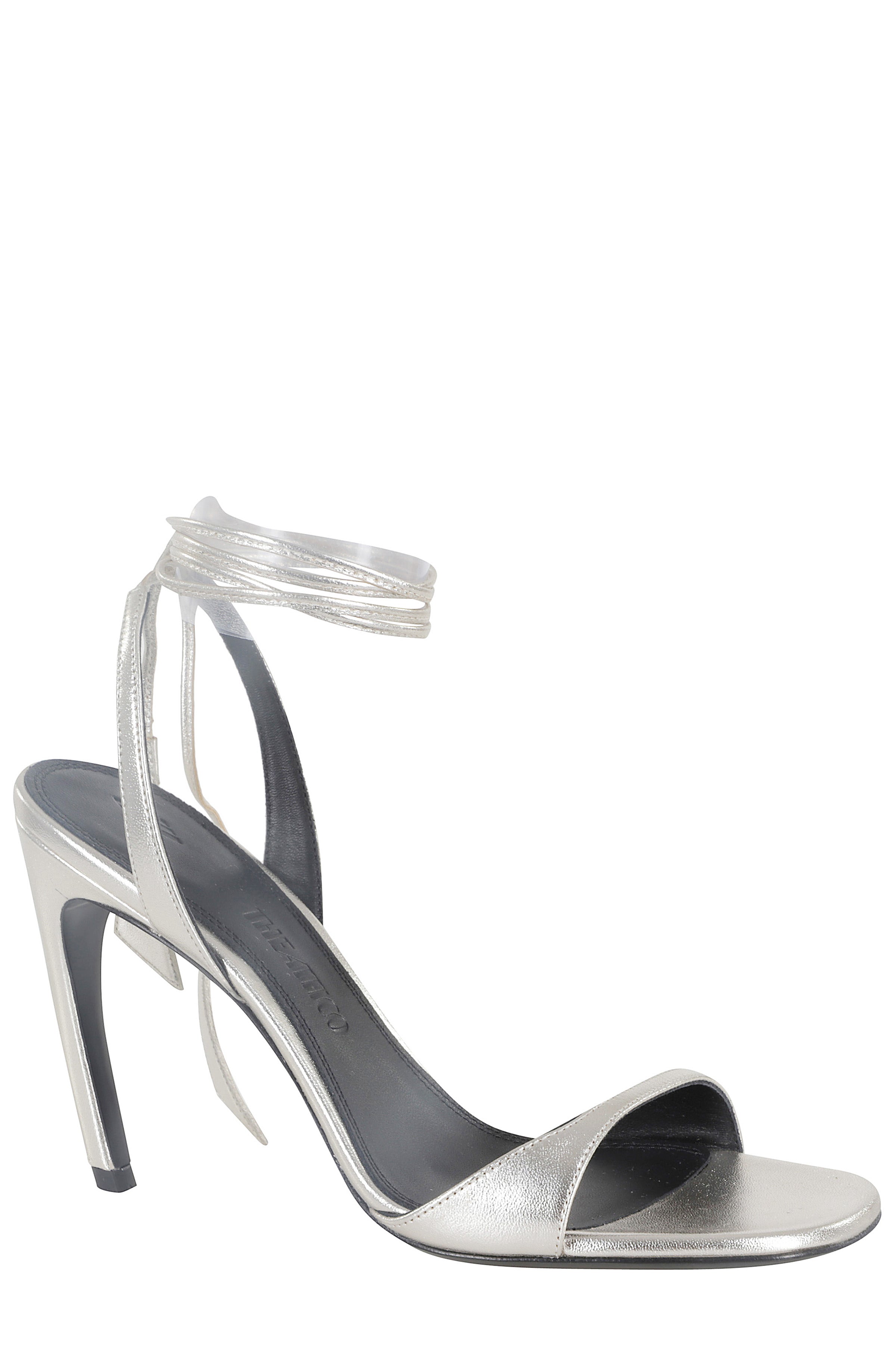 Ora Sandal Metallic Dorper Laminated Leather Calzature