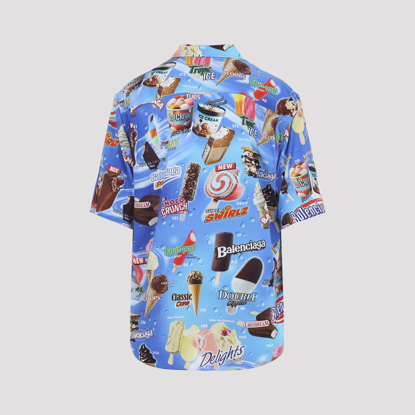 Ss Minimal Shirt Blue Viscose