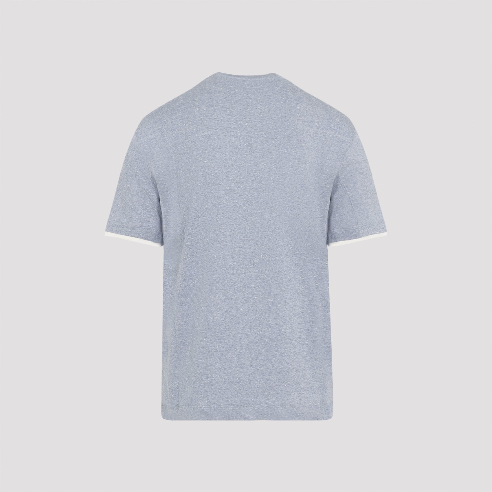 Bicolor T-shirt Blue Cotton Tshirt