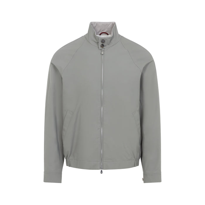 Cotton Jacket Green Polyamide