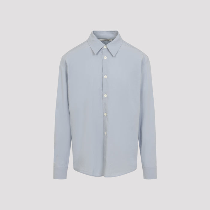 Beyond Shirt Blue Lyocell Cotton