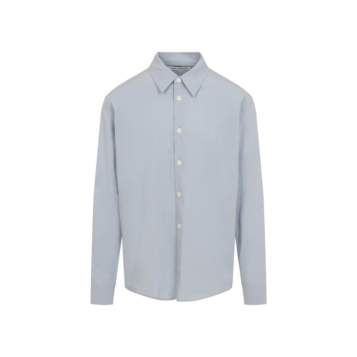 Beyond Shirt Blue Lyocell Cotton