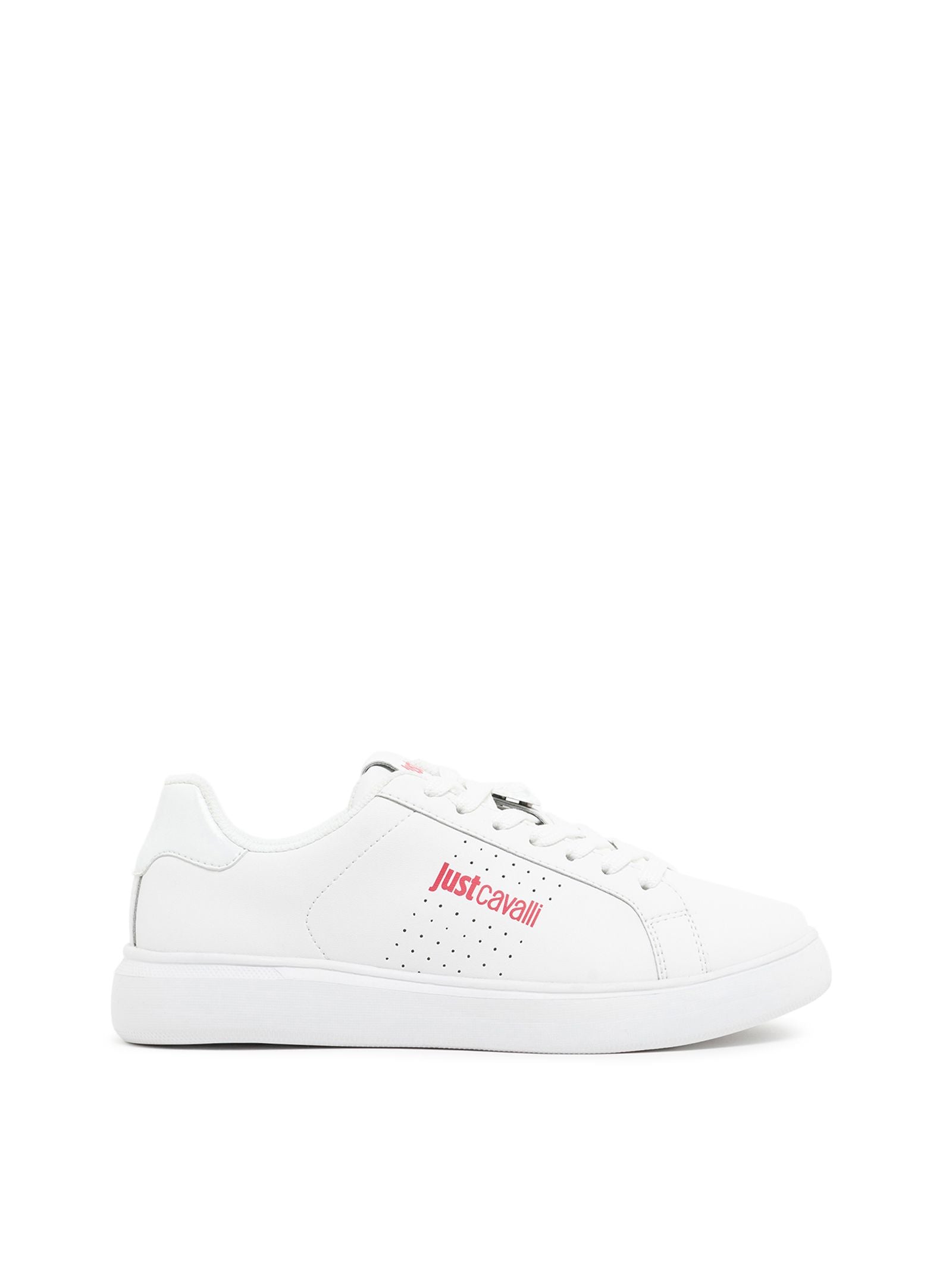Just Cavalli Sneakers White Calf Leather