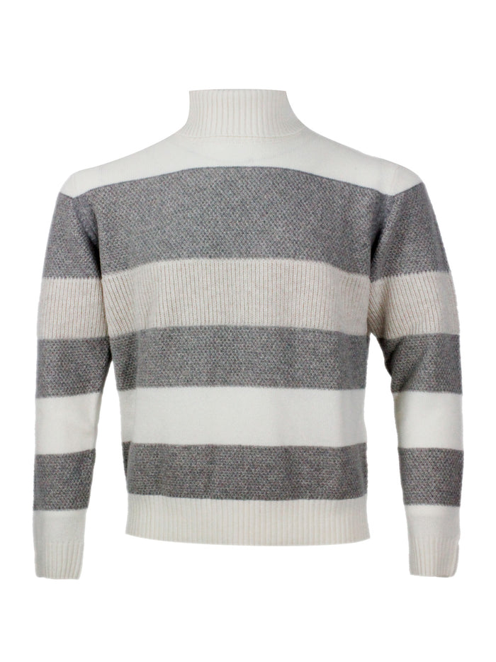 Barba Napoli Sweaters Cream 100wv