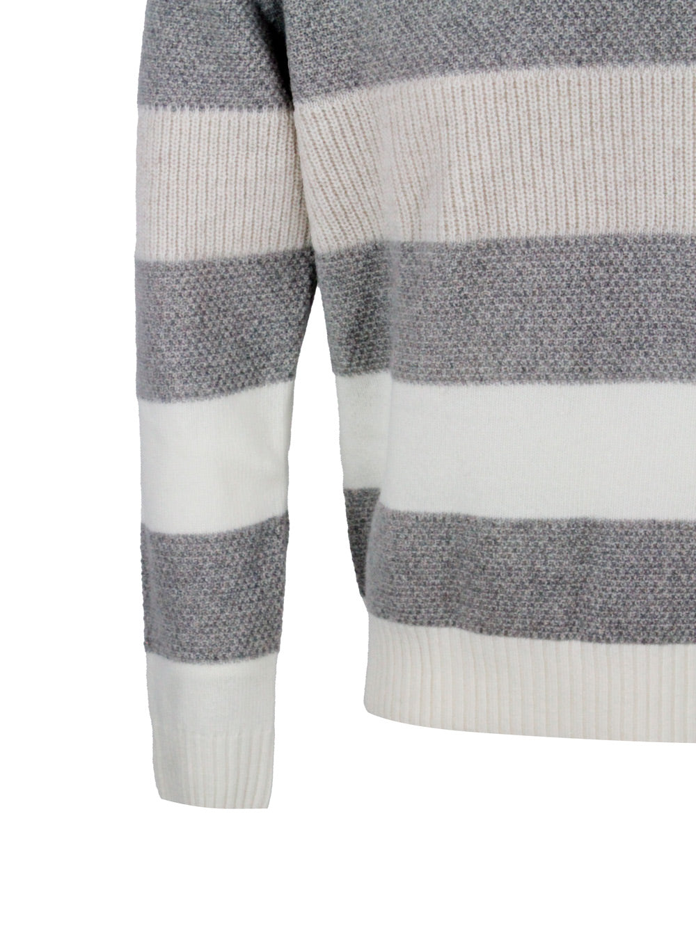 Barba Napoli Sweaters Cream 100wv