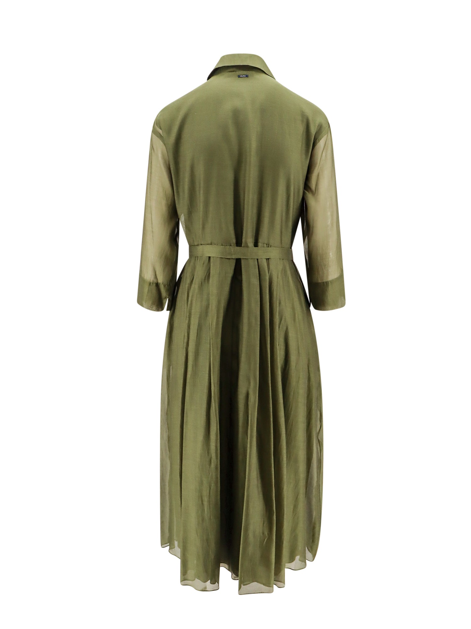 S Max Mara Dresses Green Cotone Seta