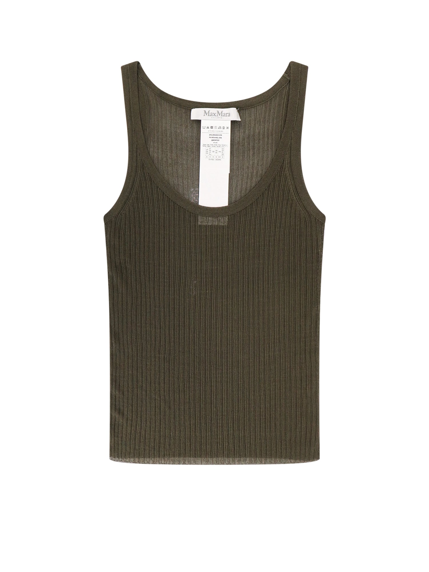 Max Mara T-shirts and Polos Green Seta