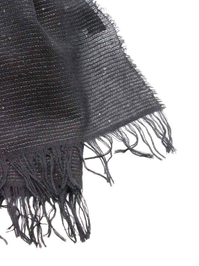 Fabiana Filippi Scarfs Black 45ws 36pa 19se