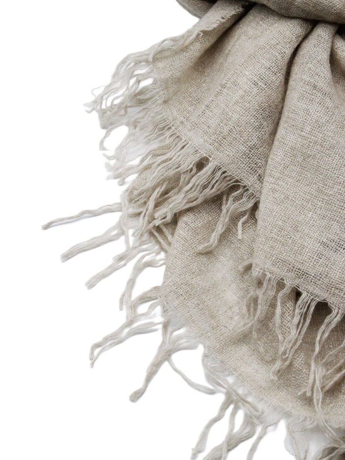 Fabiana Filippi Scarfs Beige 65ws 28se 6vi
