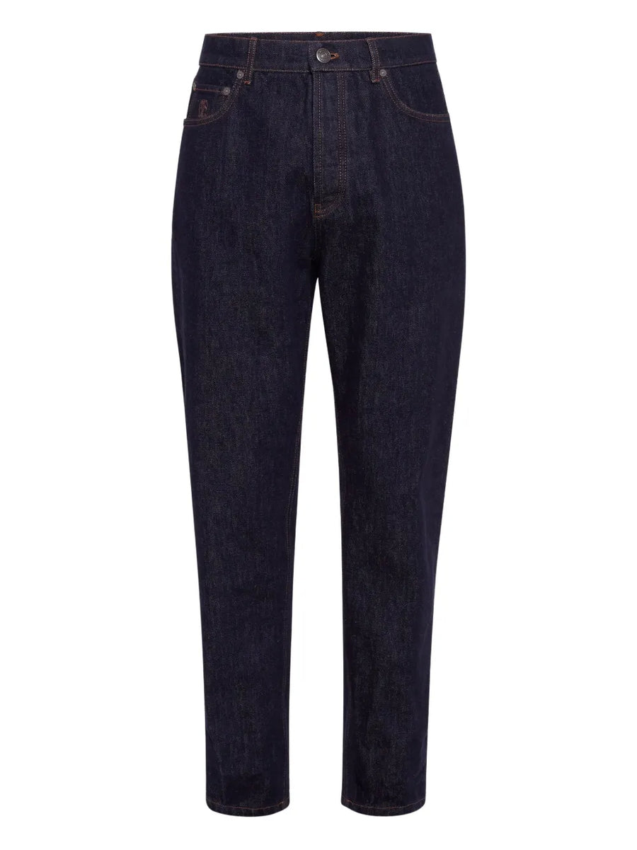 Brunello Cucinelli Cotton 100% jeans in indigo