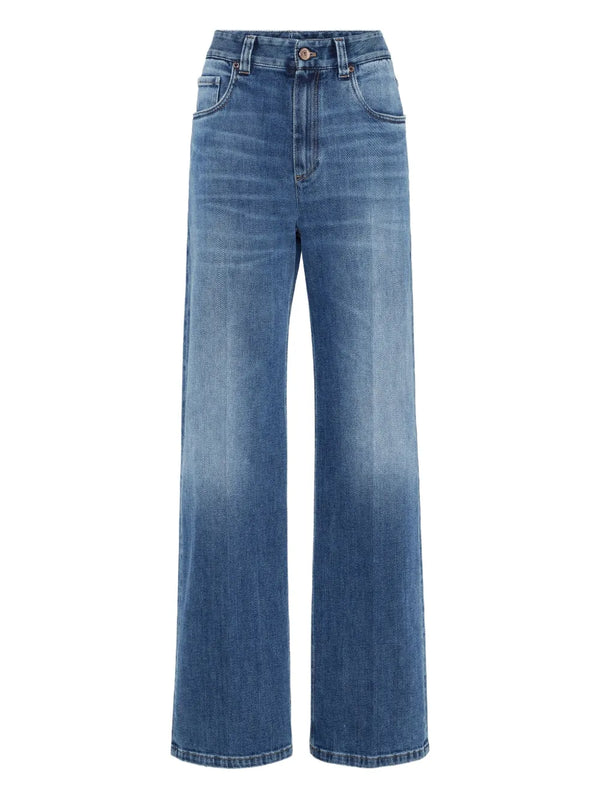 Brunello Cucinelli Cotton 99% jeans in indigo