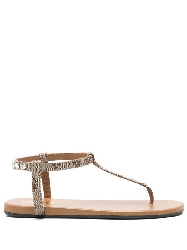 Herno Outer: Fabric 100% sandals in taupe