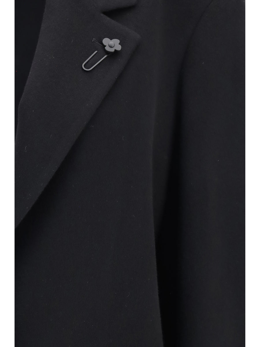 Cashmere Blazer Black (capra Hircus) Jacket