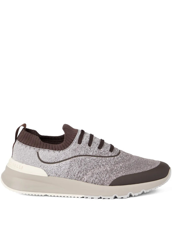 Brunello Cucinelli Cotton 100% (outer) sneaker in grey