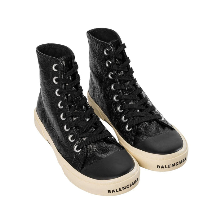 Paris Leather Sneakers Black Calf