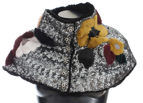 Dolce & Gabbana 100% Polyester shawl in silver