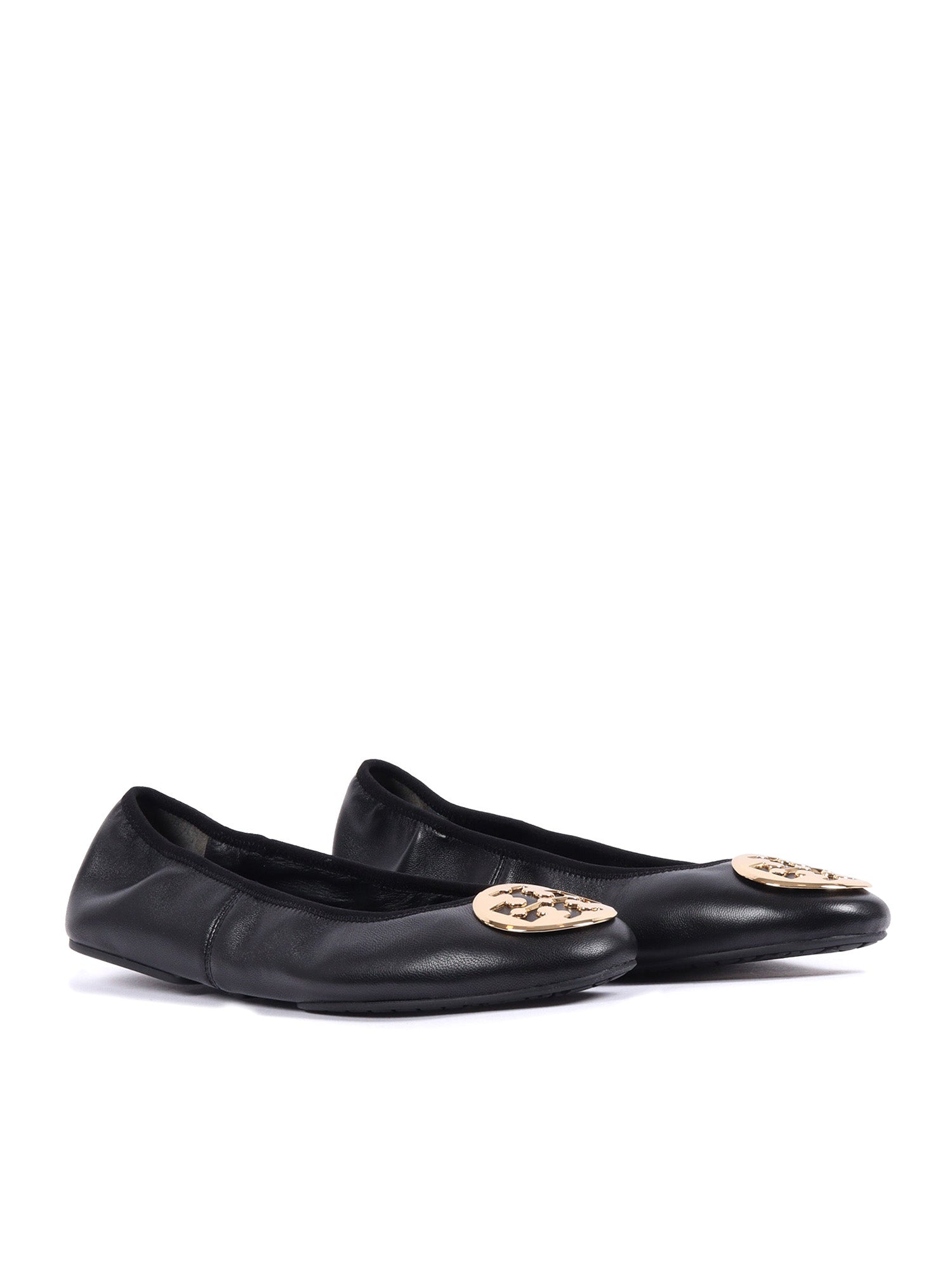 REVA TRAVEL BALLET Black Flat Shoes