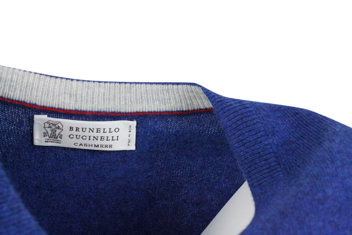 Brunello Cucinelli Sweaters Blue 100ws