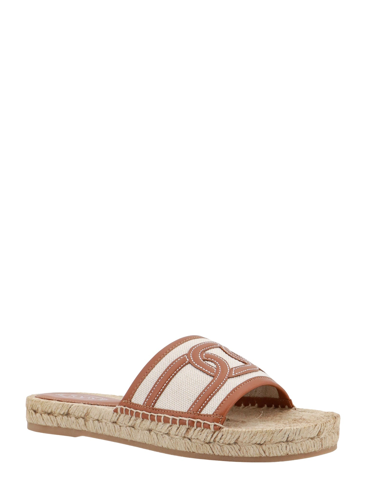 Tods Sandals Beige Paglia