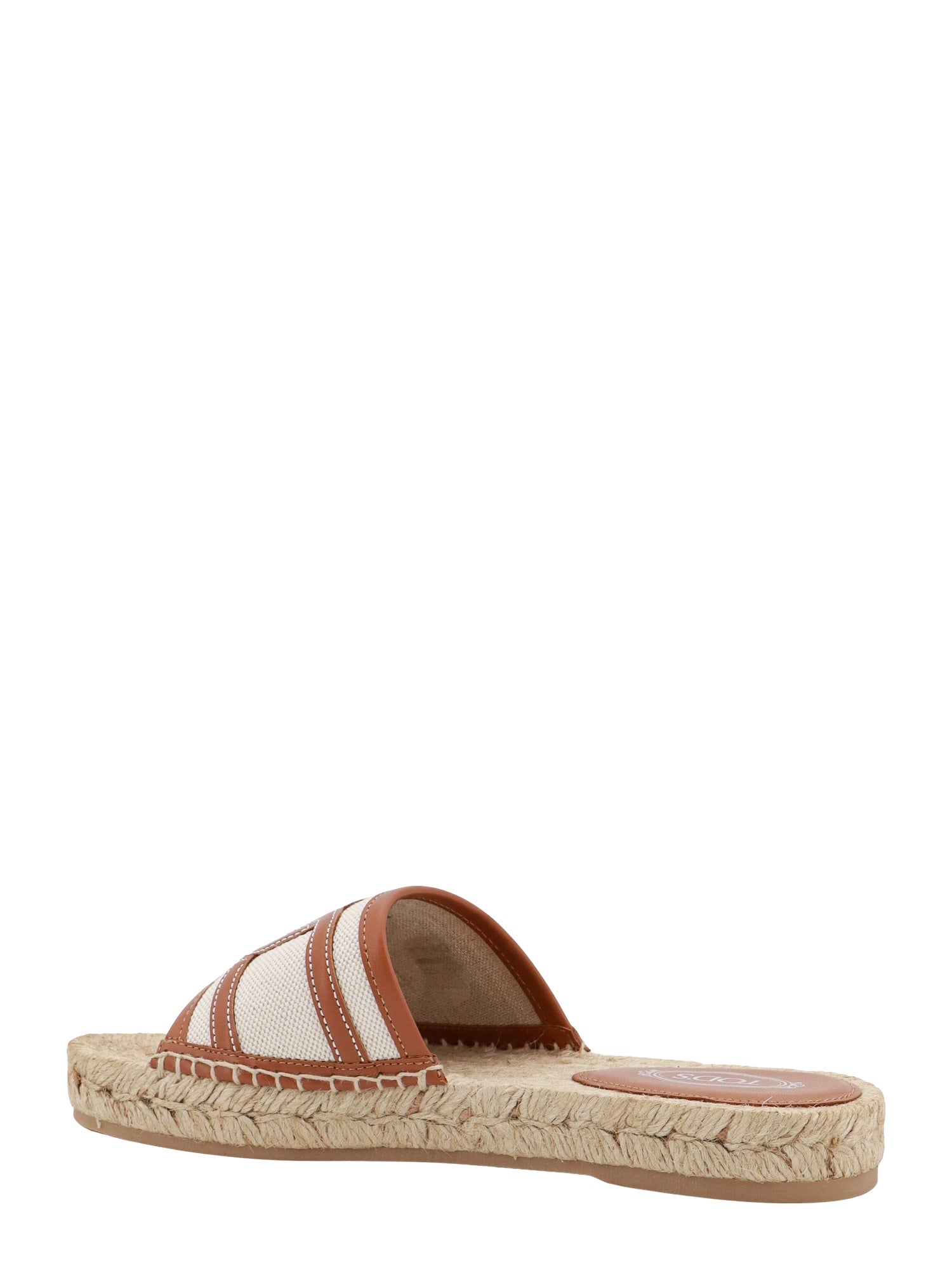 Tods Sandals Beige Paglia
