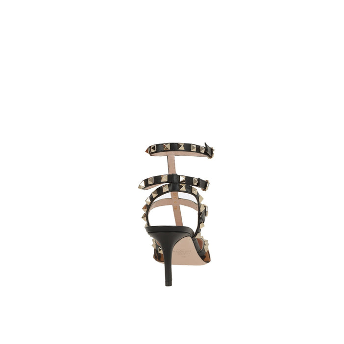Garavani Rockstud Pumps Black Calf Leather