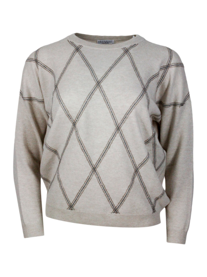 Brunello Cucinelli Sweaters Beige 60wv 30ws 10se