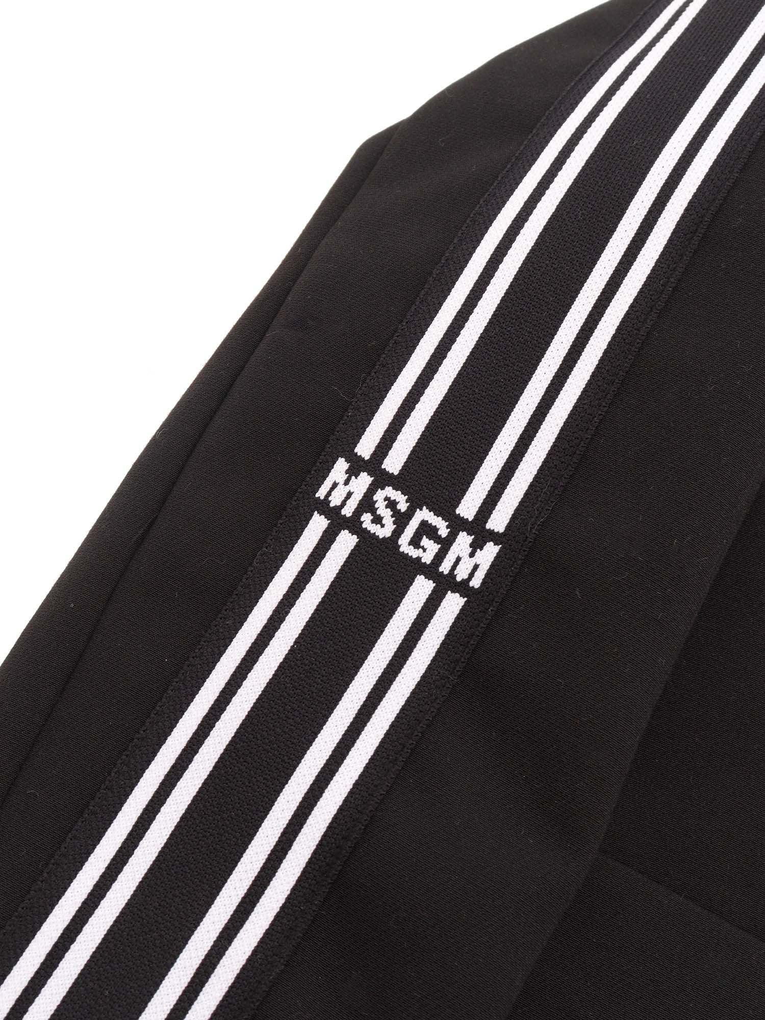 Fabric Tecnical Blazer Girl Nero-Black Pant