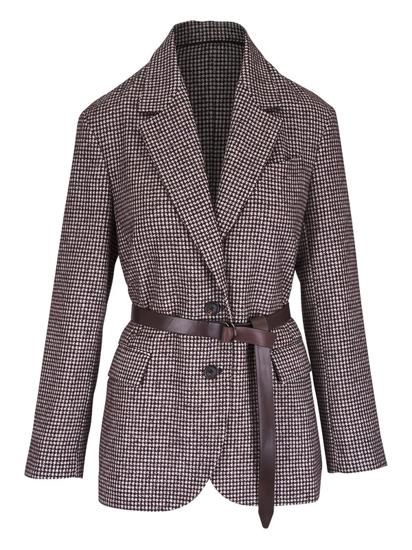 Brunello Cucinelli Wool 58% blazer in brown