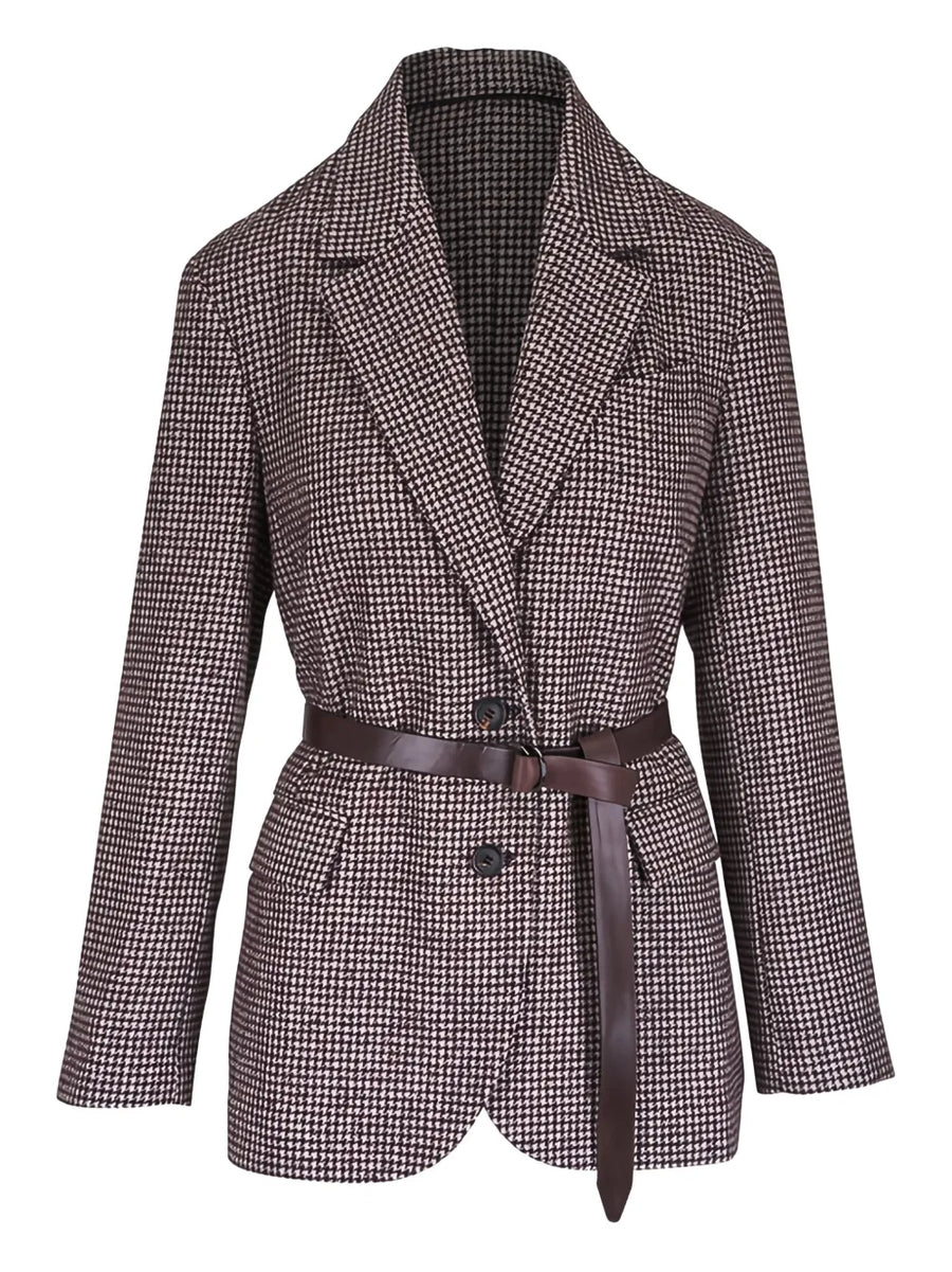 Brunello Cucinelli Wool 58% blazer in brown