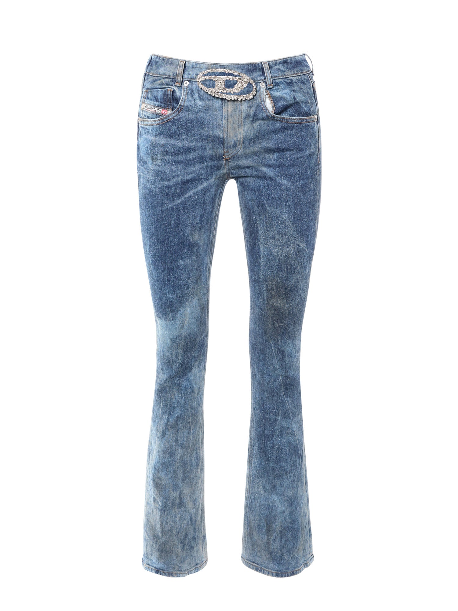 Diesel Jeans Blue Cotone Canapa Elastane