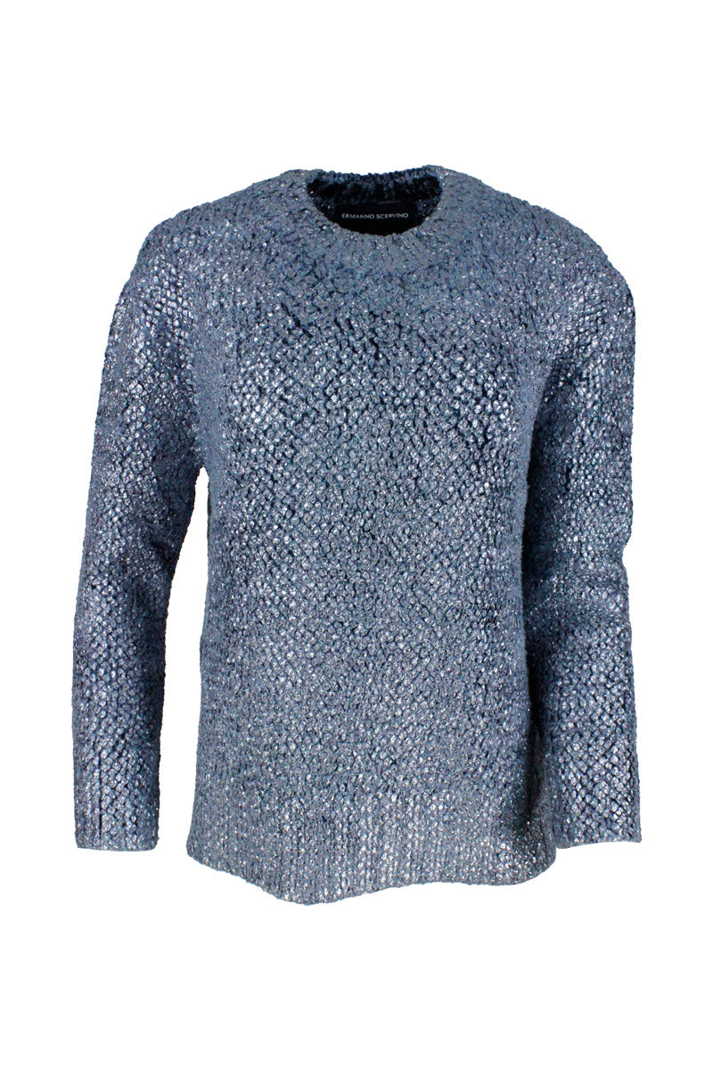 Ermanno Scervino Sweaters Blue 85vi15co