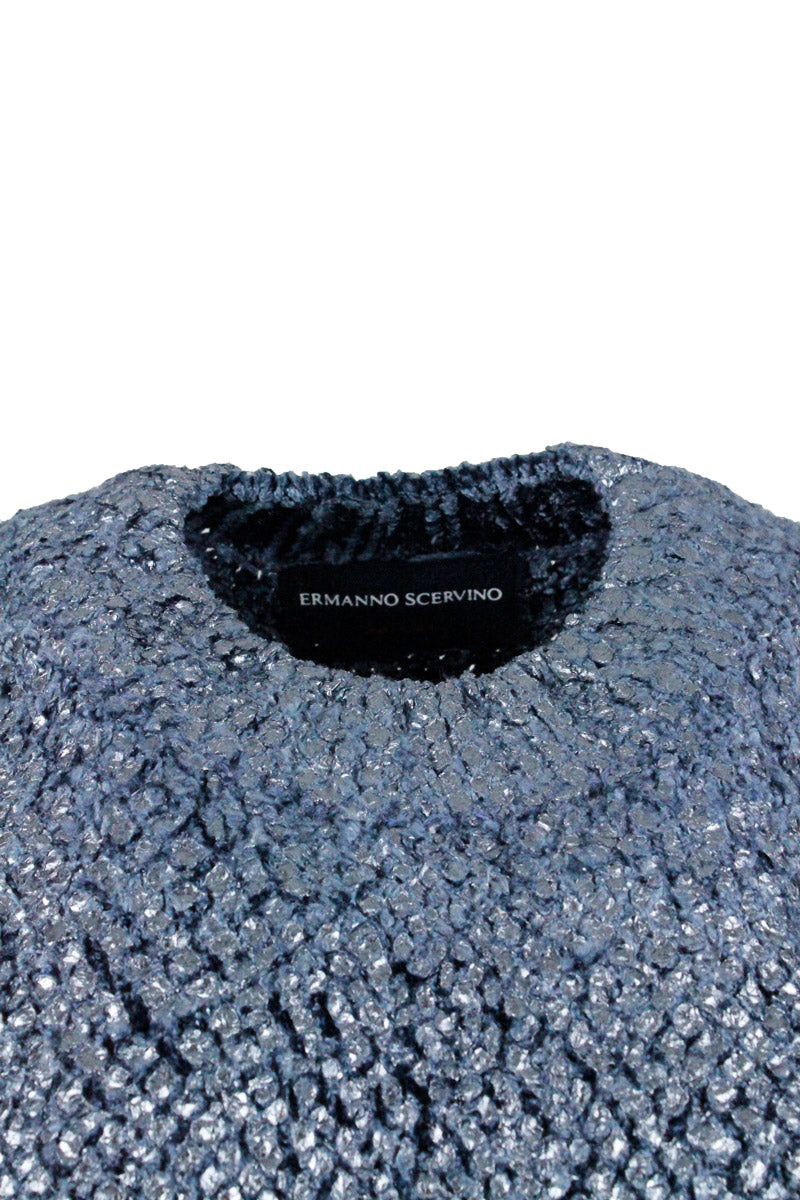 Ermanno Scervino Sweaters Blue 85vi15co